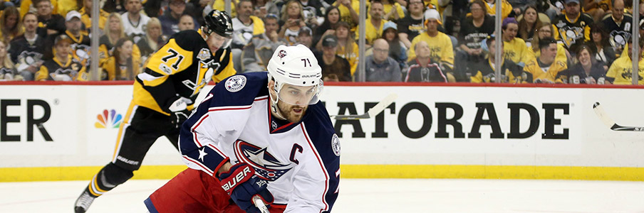 Nick Foligno of the Columbus Blue Jackets