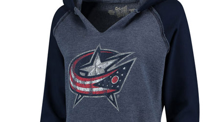 Blue Jackets Retro Pullover