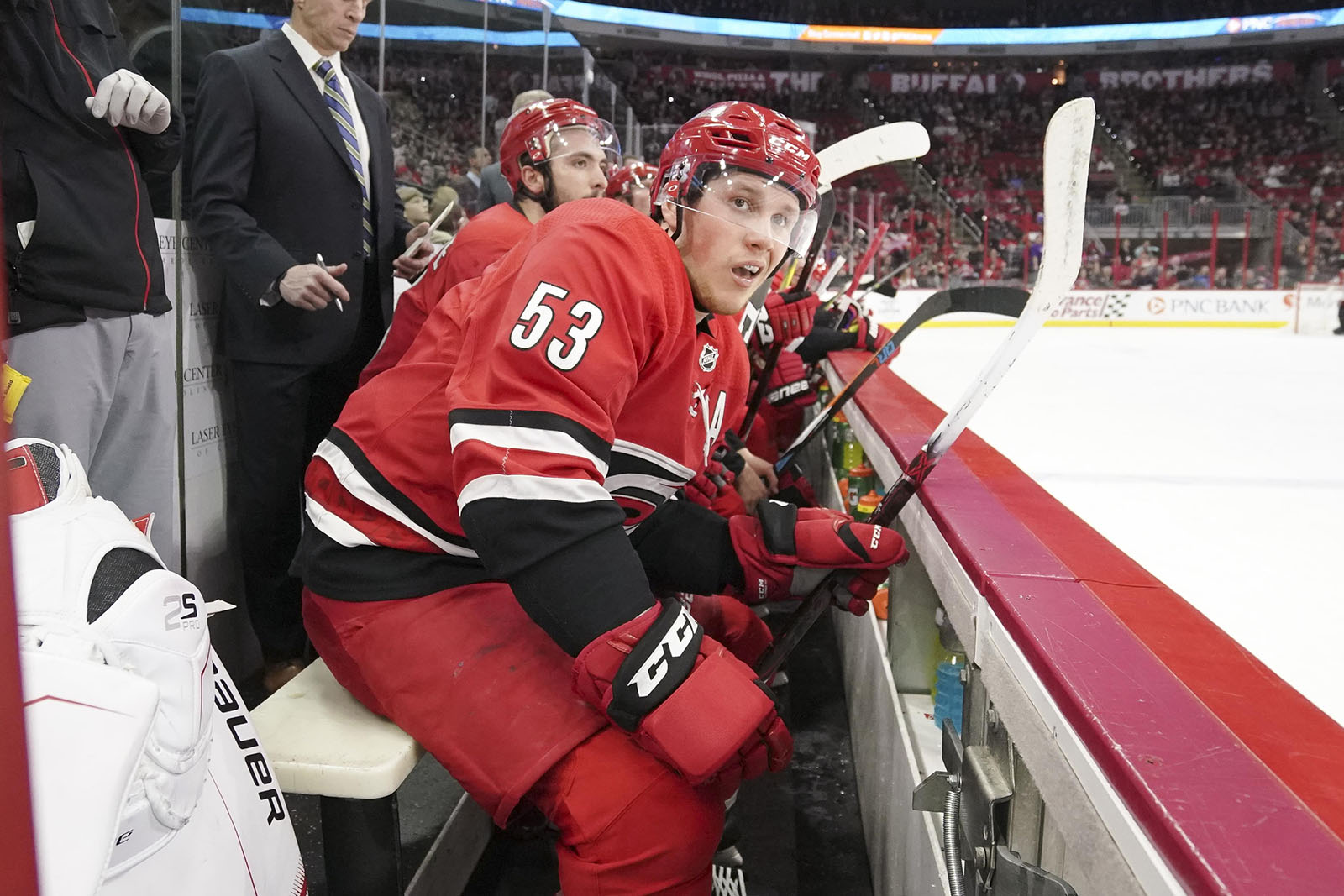 Carolina looks for big things from rookie Svechnikov 