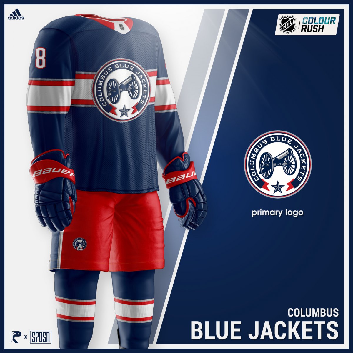 columbus blue jackets cannon jersey