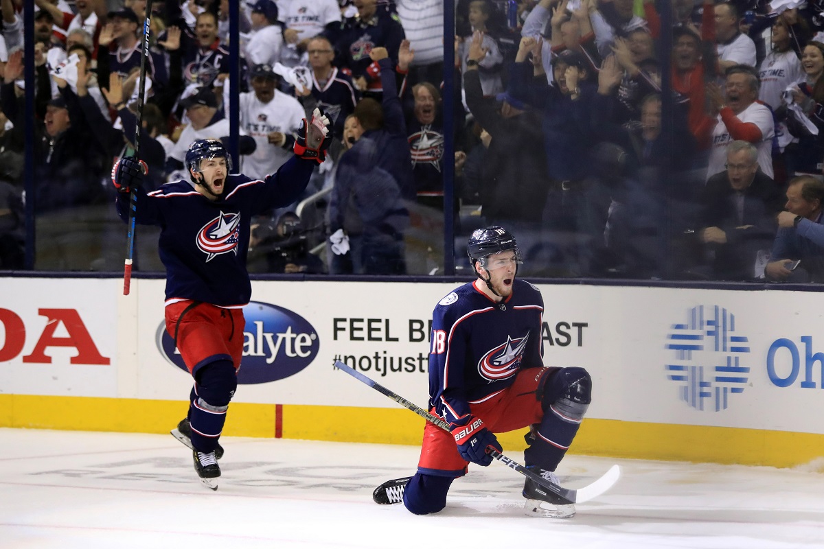 The Blue Jackets could sweep the Lightning in Game Four. Nationwide Arena  is prohibiting fans from bringing brooms.