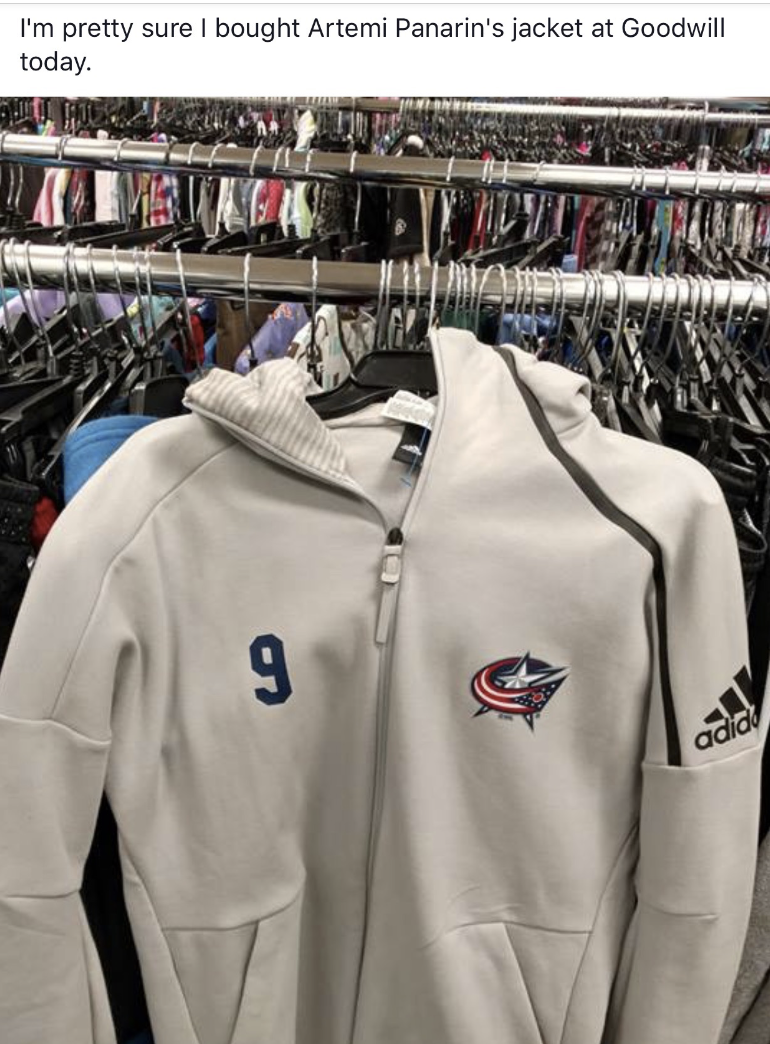 Panarin's Adidas jacket