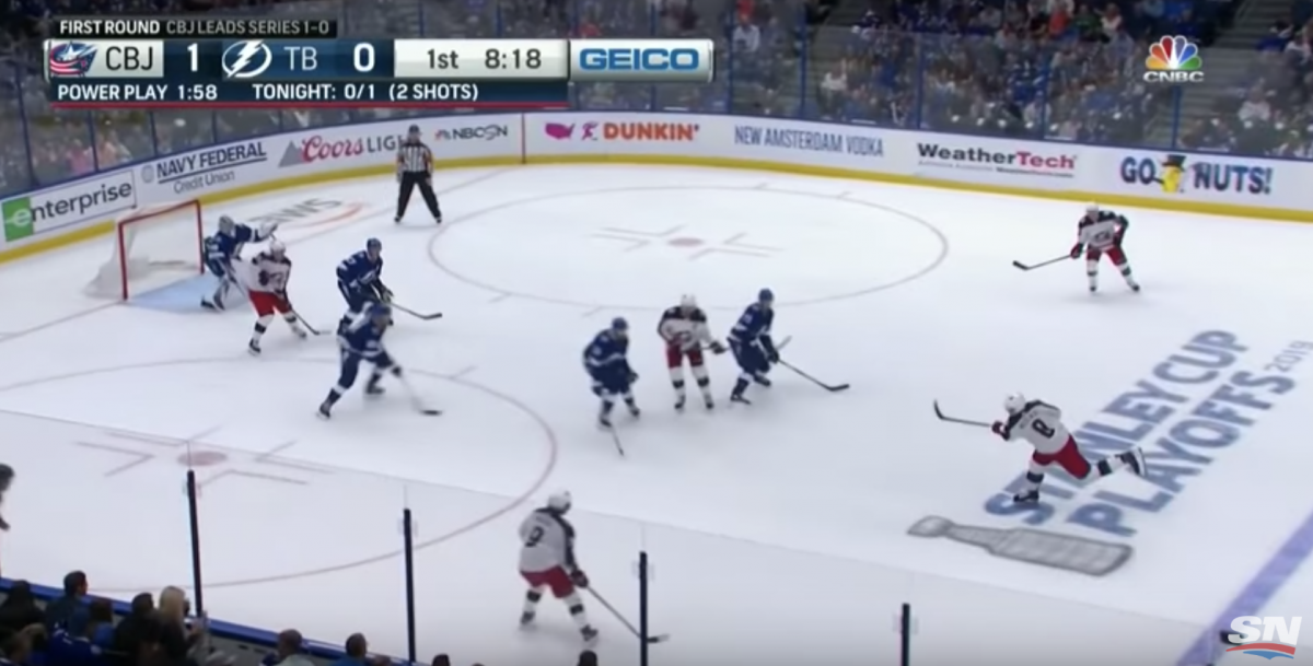 Blue Jackets' Power Play from Round 1 Game 2 Blue Jackets' Power Play from Round 1 Game 2