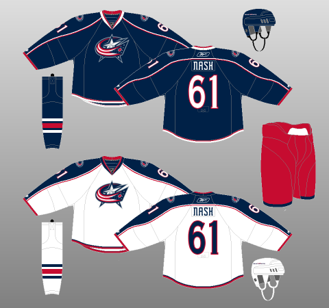 blue jackets jersey history