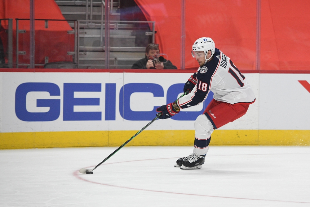 Columbus Blue Jackets' Pierre-Luc Dubois speaks on being benched