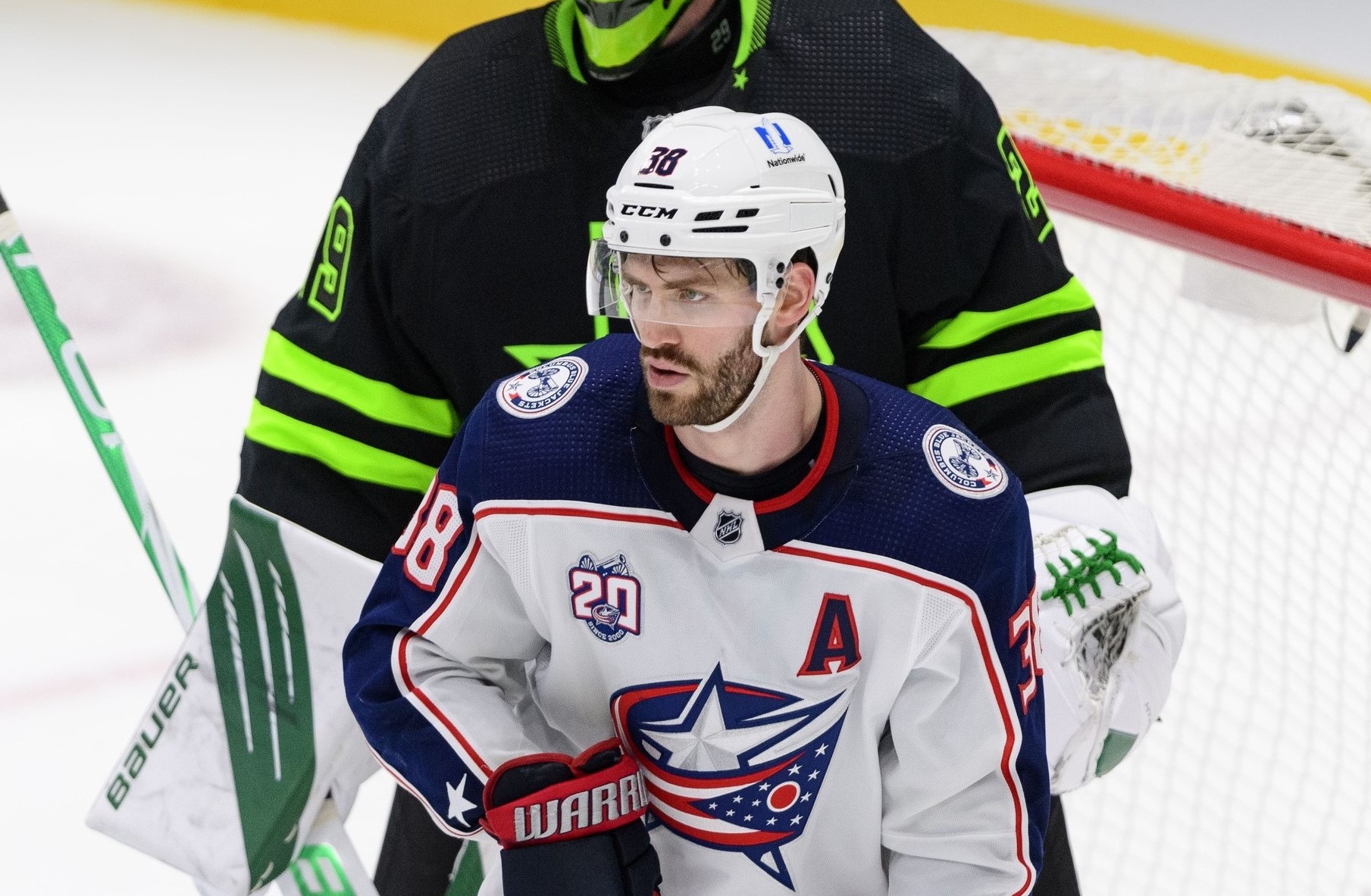A look into the Columbus Blue Jackets' locker room with team captain Boone  Jenner