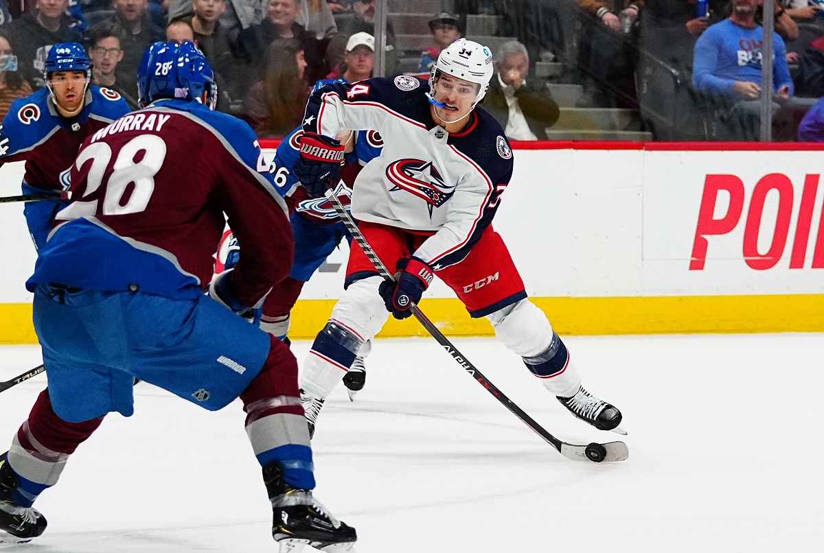 Columbus Blue Jackets Rookie Cole Sillinger Is The Only Player