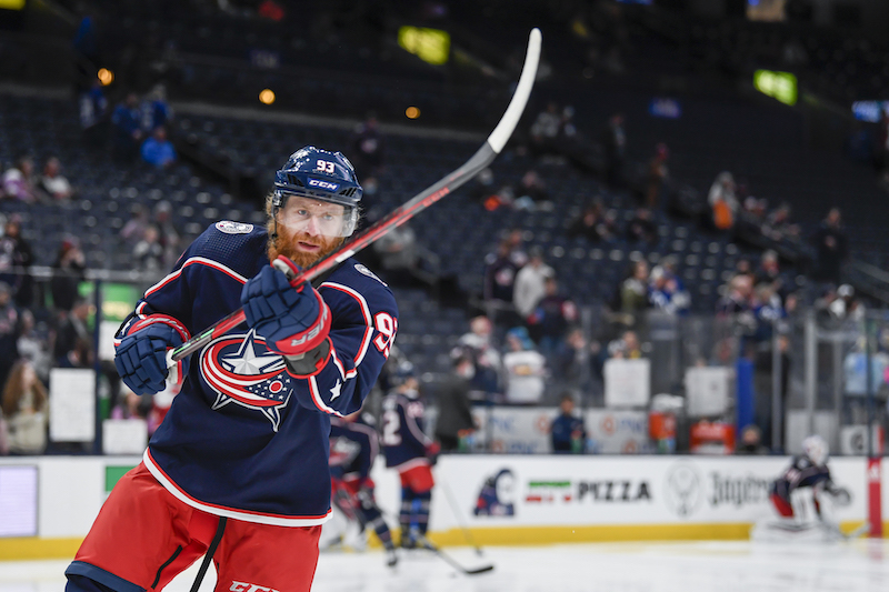 columbus blue jackets tie