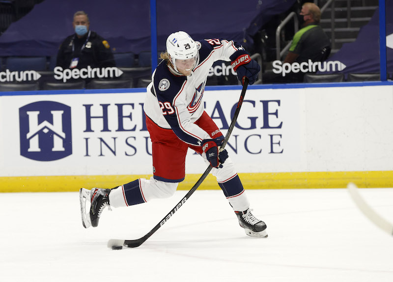 Blue Jackets Continue Using Patrik Laine at Center: It's Working