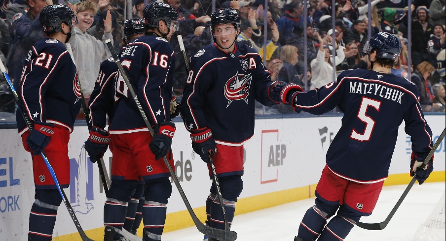 CBJ 4, ANA 3: Fantilli's OT Heroics Snap Jackets' Skid | 1st Ohio