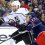 Oct 21, 2017; Columbus, OH, USA; Columbus Blue Jackets right wing Cam Atkinson (13) battles for the puck against Los Angeles Kings defenseman Derek Forbort (24) in the third period at Nationwide Arena. Mandatory Credit: Aaron Doster-USA TODAY Sports