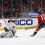 Daniil Tarasov stops Dylan Strome's shot in the Blue Jackets vs. Capitals game.