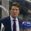 Toronto Maple Leafs head coach Mike Babcock looks on from the bench during a game against the Washington Capitals at Scotiabank Arena. Washington defeated Toronto in overtime.