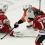 Philadelphia Flyers defenseman Ivan Provorov (9) scores a goal on Chicago Blackhawks goaltender Alex Stalock (32) during overtime at United Center.