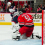 Carolina Hurricanes' Pyotr Kochetkov makes the save in front of Columbus Blue Jackets' Kirill Marchenko during the second period at PNC Arena.