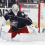Columbus Blue Jackets' Spencer Martin makes a pad save against the Boston Bruins during the first period at Nationwide Arena.