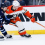 Anaheim Ducks forward Isac Lundestrom (21) tries to skate away from Winnipeg Jets defenseman Dylan DeMelo (2) during the first period at Canada Life Centre.