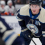 Feb 28, 2026; Columbus, Ohio, USA; Columbus Blue Jackets defenseman Zach Werenski (8) awaits the face-off against the New York Islanders in the second period at Nationwide Arena. Mandatory Credit: Aaron Doster-Imagn Images