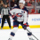 Nov 22, 2025; Detroit, Michigan, USA; Columbus Blue Jackets defenseman Zach Werenski (8) skates with the puck in the first period against the Detroit Red Wings at Little Caesars Arena. Mandatory Credit: Rick Osentoski-Imagn Images