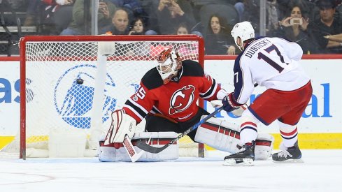 Brandon Dubinsky scores