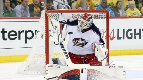 Sergei Bobrovsky made some saves in the playoffs but needed to make more