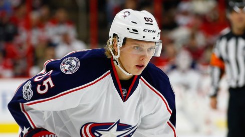 Columbus Blue Jackets defenseman Markus Nutivaara.