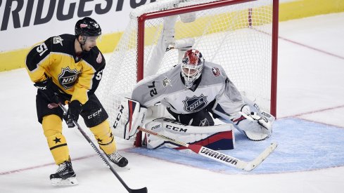Sergei Bobrovsky shined in the All-Star Game