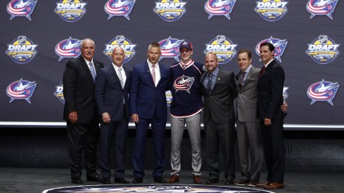 Pierre-Luc Dubois after being selected in the 2016 NHL Entry Draft