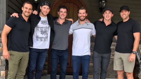 Multiple Blue Jackets gather for a good cause to raise money for NEO Kids.