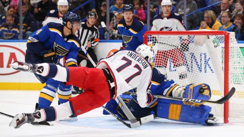 Blue Jackets forward Josh Anderson