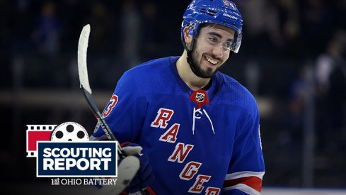 Mika Zibanejad leads the Rangers in scoring – and has a strange connection to the Blue Jackets. 