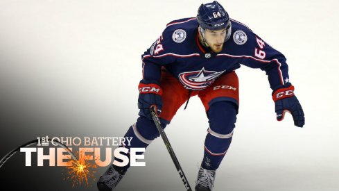 Blue Jackets forward Tyler Motte