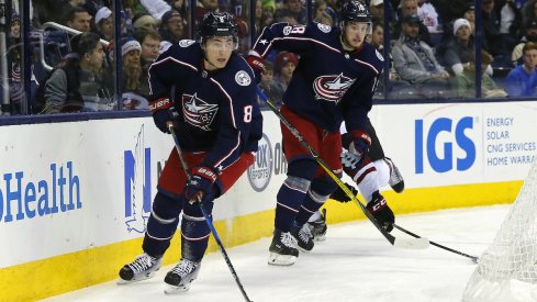 Blue Jackets defenseman Zach Werenski