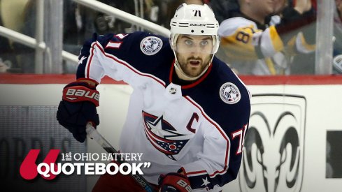 Nick Foligno, Pierre-Luc Dubois and John Tortorella talked to the media following the 3-2 shootout loss in Pittsburgh 