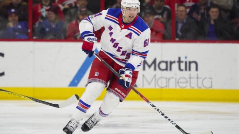 New York Rangers forward Rick Nash, a potential trade target for the Blue Jackets.