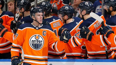 Connor McDavid is the league's top scorer, with 99 points.