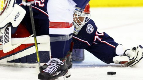 The Columbus Blue Jackets laid an egg, losing 4-1 to the Capitals despite a record crowd.