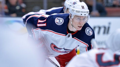 Blue Jackets forward Matt Calvert 