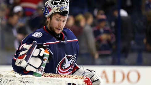 Blue Jackets goaltender Sergei Bobrovsky 