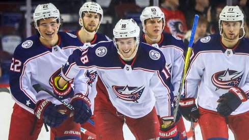 Pierre-Luc Dubois' first career hat trick makes the list of the top Columbus Blue Jackets moments of the season