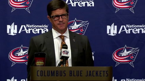 Blue Jackets assistant coach Brad Shaw