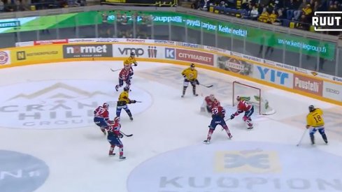 Alexandre Texier's debut in Liiga went well. 