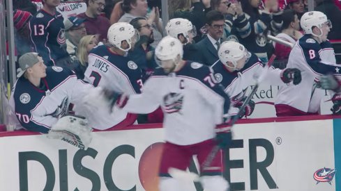 The Columbus Blue Jackets released their favorite mic'd up moments of the 2017-18 season. 