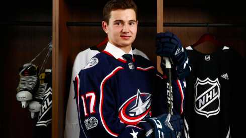 Blue Jackets prospect center Alexandre Texier