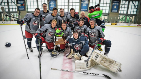 Blue Jackets development camp 3-on-3 tournament winners, from 2015.