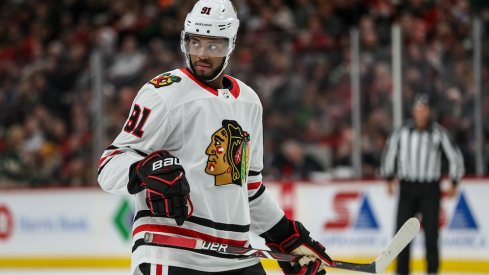 Anthony Duclair of the Chicago Blackhawks signed a one-year deal with the Blue Jackets on Thursday.