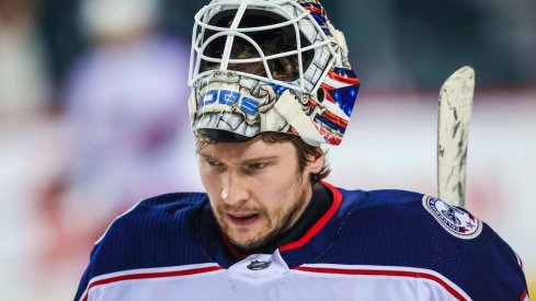 Columbus Blue Jackets goaltender Sergei Bobrovsky.