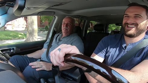 Blue Jackets president of hockey operations John Davidson carpools with captain Nick Foligno.