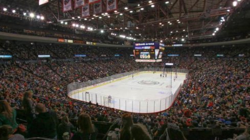 The Cincinnati Cyclones are one nearby ECHL team to the Columbus Blue Jackets