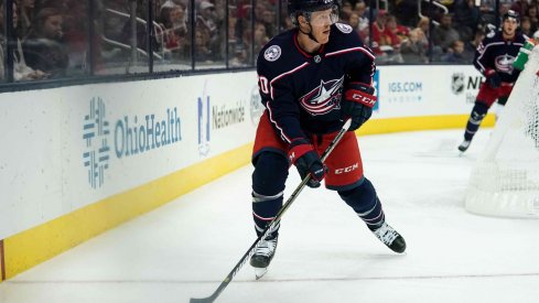 Riley Nash has two points in his first ten games as a Columbus Blue Jacket.